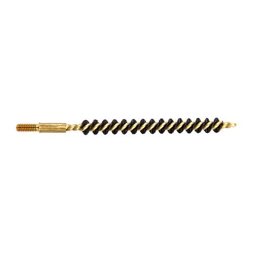 .17 e .20 Caliber Bore Brush con setole in bronzo o nylon, resistenti e progettate per non graffiare. Compatibile con aste Dewey e Outers per una pulizia efficace.