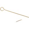 Le bâton de nettoyage en laiton de 9" avec boucle est pratique et facile à transporter, idéal pour le stand de tir et le banc de travail.