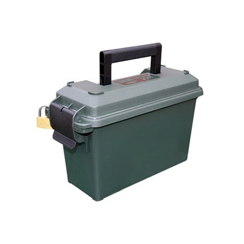 Die MTM Ammo Can 30 Cal in Forest Green ist robust, wasserdicht und perfekt für die sichere Aufbewahrung deiner Munition und Zubehör.