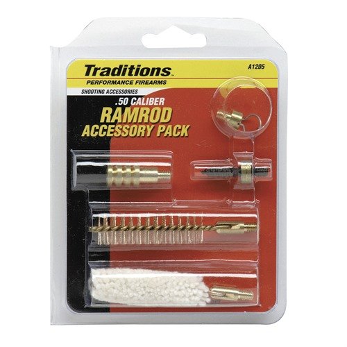 Das Ramrod Accessories Pack 50 Caliber von TRADITIONS bietet dir alles, was du für eine präzise Handhabung deiner Waffe benötigst – ideal für jeden Schützen!