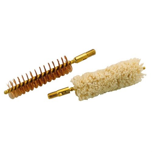 Die Bronze Bristle Bore Brush & Cotton Swab .50 Caliber von TRADITIONS sorgt für eine gründliche Reinigung deiner Waffe und verlängert deren Lebensdauer.
