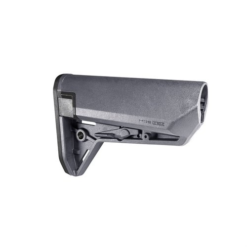 L'AR-15 MOE SL-S Stock offre un design elegante, tubi per batterie impermeabili, e una vestibilità solida per un uso ottimale con armature e accessori.