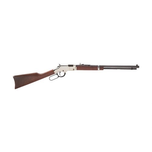 Découvre le Henry Golden Boy Silver 22 S/L/LR, un fusil élégant avec un canon de 20" et une capacité de 16 coups, parfait pour le tir de loisir et la précision.
