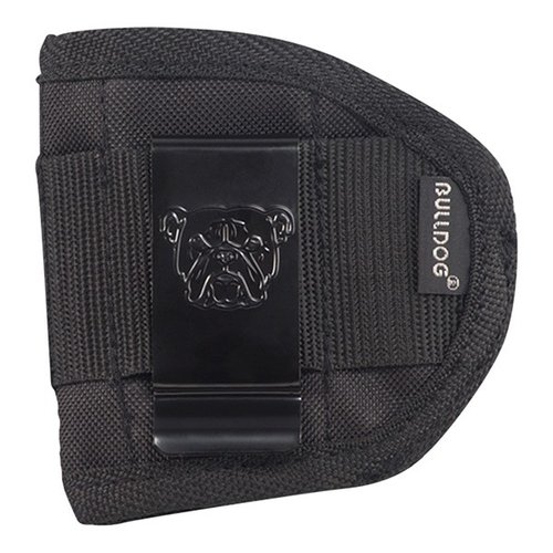 Das Bulldog Black Small Inside Pants Holster bietet dir eine bequeme und sichere Trageoption für deine Waffe, ideal für den täglichen Gebrauch.