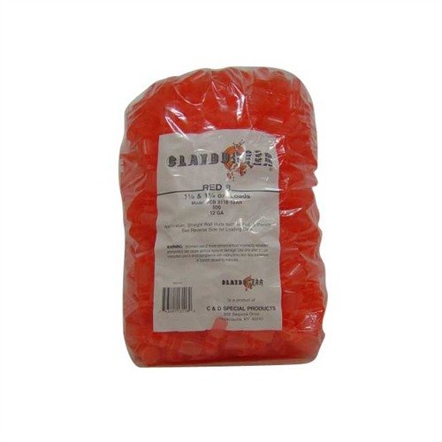 Die Claybuster Wad 1 1/8oz Fig 8 in Rot sorgt für eine zuverlässige Leistung und optimale Dichtung, ideal für deine 12 GAUGE Lade. Perfekt für präzises Schiessen!