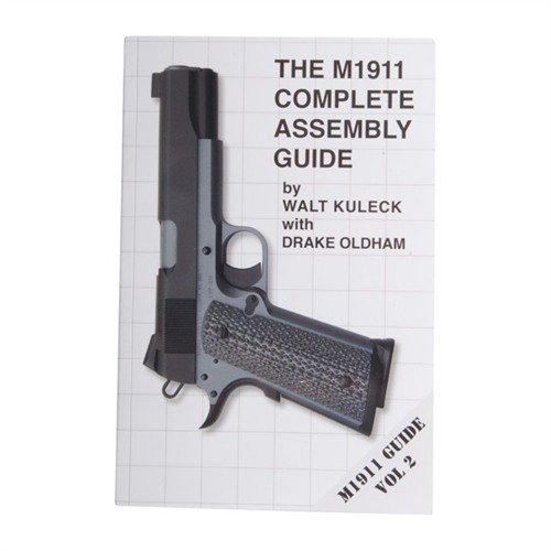 Der M1911 COMPLETE ASSEMBLY GUIDE - VOLUME II zeigt dir Schritt für Schritt, wie du eine individuelle 1911 Pistole baust oder aufrüstest, mit über 400 Bildern.