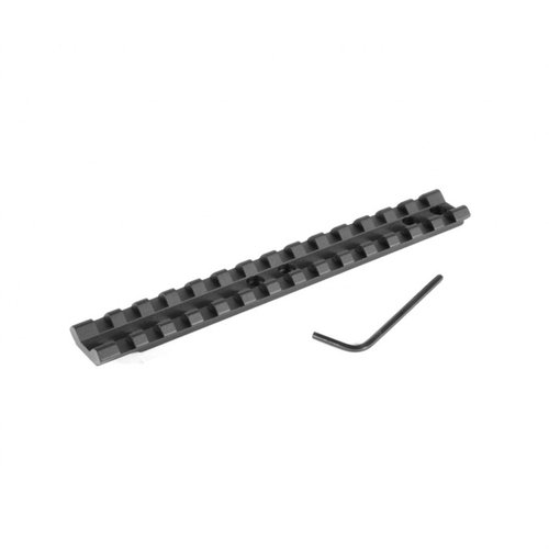 Die EGW Mossberg 500, 590, 835 Scope Bases bieten eine leicht montierbare Picatinny-Schiene für flexibles Zielen ohne Bohren, aus robustem 6061 T6 Aluminium.