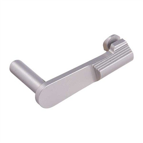 Il 1911 Heavy Duty Slide Stop è realizzato in acciaio temprato per massima resistenza e durata, disponibile con pin standard o oversize per una chiusura precisa.