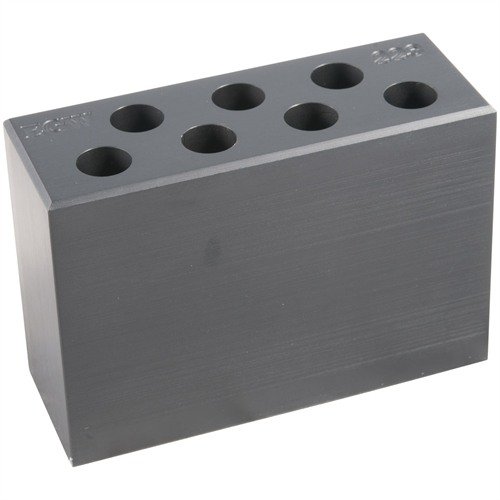 Die 7-HOLE CHAMBER CHECKERS aus 6061 T6 Aluminium helfen dir, Probleme mit Munition zu vermeiden und sicherzustellen, dass deine Patronen im SPEC sind.
