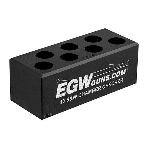 Die 7-HOLE CHAMBER CHECKERS von EGW helfen dir, Probleme mit Munition zu vermeiden. Sie sind aus 6061 T6 Aluminium gefertigt und garantieren Passgenauigkeit.
