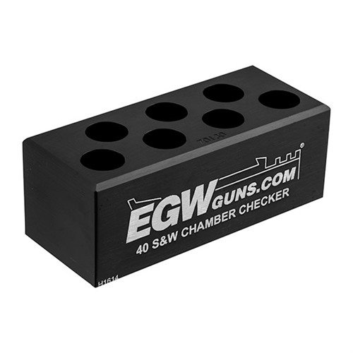 Les 7-HOLE CHAMBER CHECKERS en aluminium 6061 T6 t'assurent que tes munitions .45 ACP sont conformes, évitant ainsi les problèmes d'alimentation et de tir.