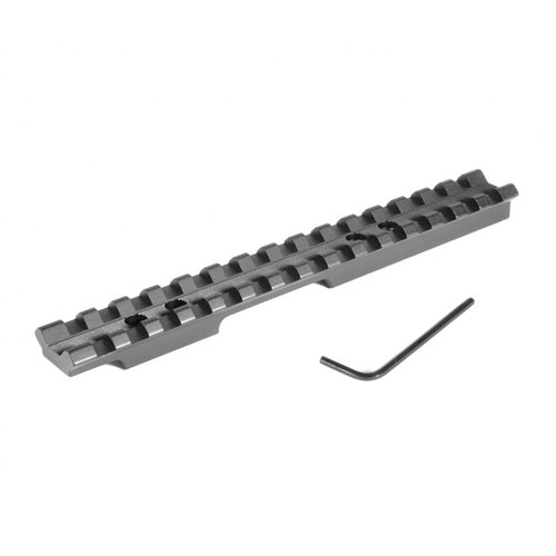 Die EGW Ruger American Rimfire Scope Bases bieten eine vielseitige Picatinny-Schiene ohne Bohren, präzise gefertigt aus leichtem 6061 T6 Aluminium.