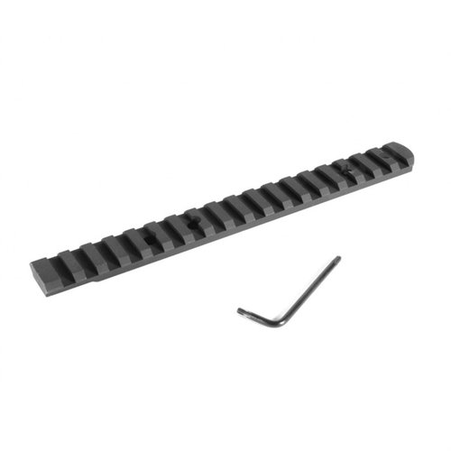 Le basi per ottiche EGW Tikka T3 Heavy Duty offrono una guida Picatinny monopezzo, lavorata con precisione in alluminio per migliorare l'accuratezza e la versatilità.