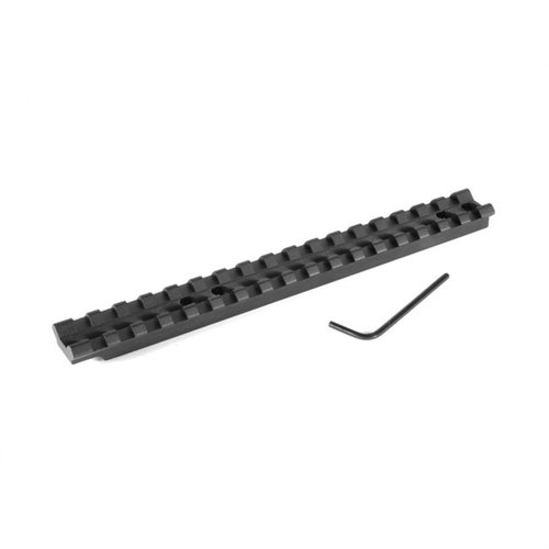 Die EGW Savage 25 Scope Bases bieten eine vielseitige Picatinny-Schiene ohne Bohren, aus leichtem 6061 T6 Aluminium, perfekt für schnelle Anpassungen.