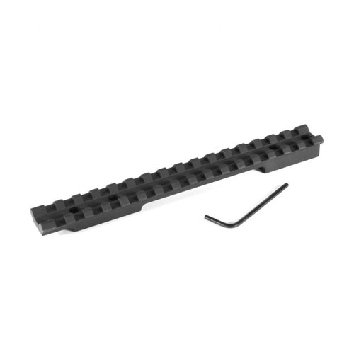 Ajoute une base de scope Picatinny EGW pour Savage 10-16, légère et robuste, facile à installer sans perçage, pour un ajustement rapide de la lunette.