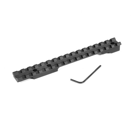 Die EGW Swedish Mauser 3-Hole Scope Bases bieten dir präzise Anpassungen, sind leicht, aus robustem 6061 T6 Aluminium gefertigt und kompatibel mit Picatinny-Ringen.