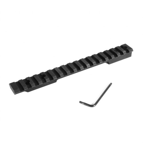 Le basi per ottiche EGW Weatherby Mark V offrono una guida Picatinny robusta, montaggio facile e precisione migliorata grazie all'alluminio 7075 T6.