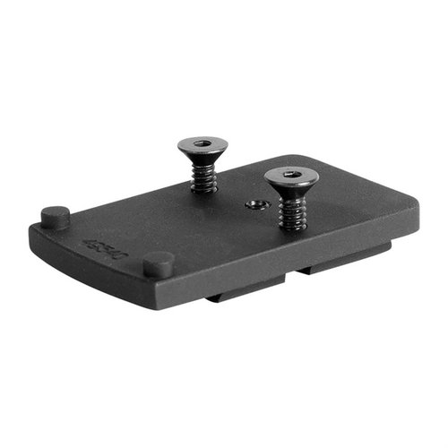 Remplace facilement la rear sight de ton Ruger SR9/SR40/SR45 par notre mount pour installer un Trijicon RMR, avec tout le matériel nécessaire inclus.