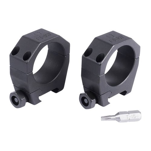 Die Keystone Series Ringe von EGW bieten robuste 6061 Flugzeug-Aluminiumkonstruktion, einfache Installation und passen auf Picatinny- und Weaver-Schienen.