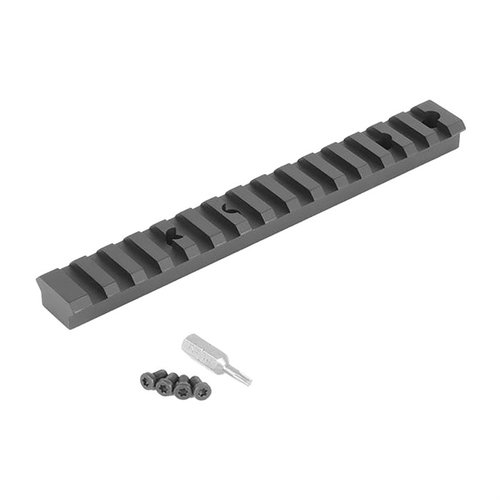 Die EGW TIKKA T1X Picatinny Scope Mount bietet Flexibilität beim Montieren von Zielfernrohren und ist für 0 MOA ausgelegt – perfekt für Schüsse bis 150 Yards.