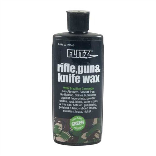 Die FLITZ Rifle, Gun & Knife Wax schützt deine Waffen vor Rost und Korrosion, bietet bis zu 6 Monate Schutz und hinterlässt keine Rückstände.
