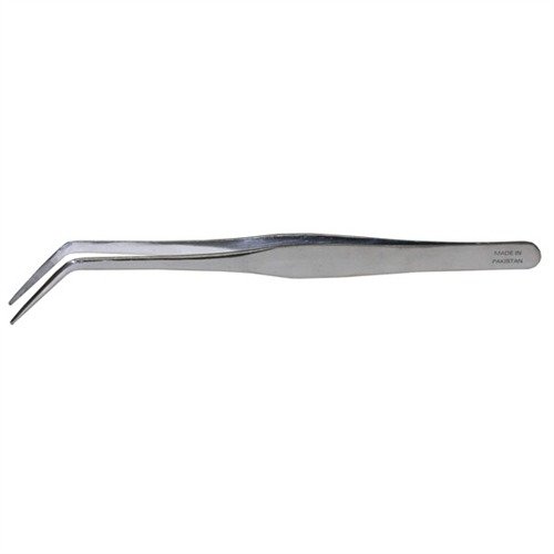 Die SHOP TWEEZERS, ANGLE-POINT sind 17,1 cm lang und vernickelt, perfekt für präzise Arbeiten in deiner Werkstatt. Immer nützlich und vielseitig einsetzbar!