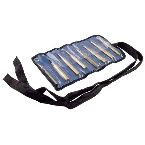 Die ROLL PIN PUNCHES von GRACE USA sind präzise aus Messing gefertigt, bieten 8 Grössen und verhindern Beschädigungen beim Arbeiten an deinen Waffen.