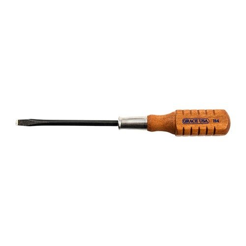 Il set di cacciaviti Grace USA offre manici in legno, punte indurite e un robusto shank quadrato per una presa confortevole e risultati professionali.