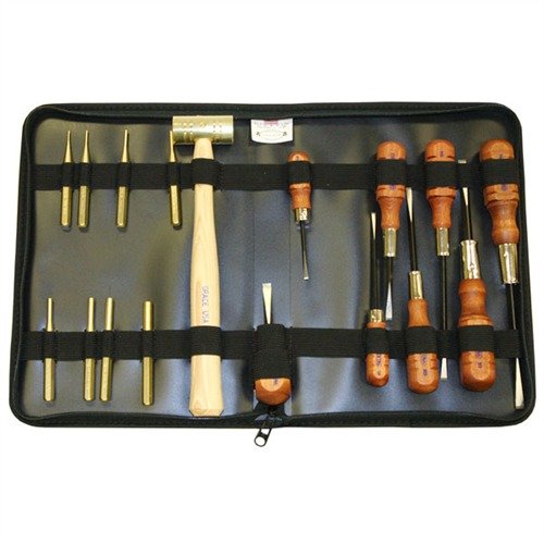 Mit dem praktischen 17-teiligen GUN CARE TOOL SET von GRACE USA bist du bestens für schnelle Reparaturen gerüstet – ideal fürs Schiessen und die Werkbank!