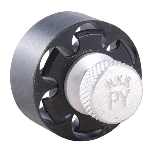 Il SPEEDLOADER HKS per .38/.357 Colt Python offre un ricaricamento veloce, trasporto sicuro e affidabilità, con un design compatto e leggero.