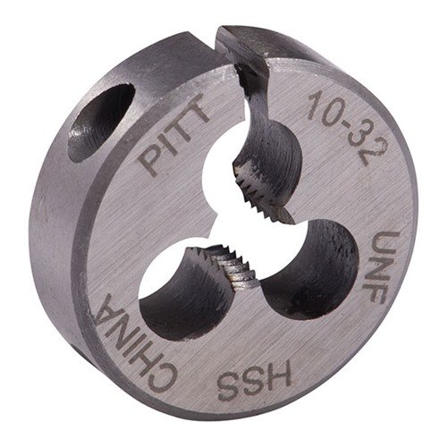I WIRE GAUGE CARBON DIES di Brownells offrono precisione e durata, realizzati in acciaio al carbonio per un threading affidabile e facile rimozione di frammenti.