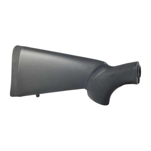 Der HOGUE OVERMOLDED Shotgun Buttstock für Mossberg 500 bietet einen robusten, rutschfesten Gummiüberzug, der perfekten Halt mit oder ohne Handschuhe gewährleistet.
