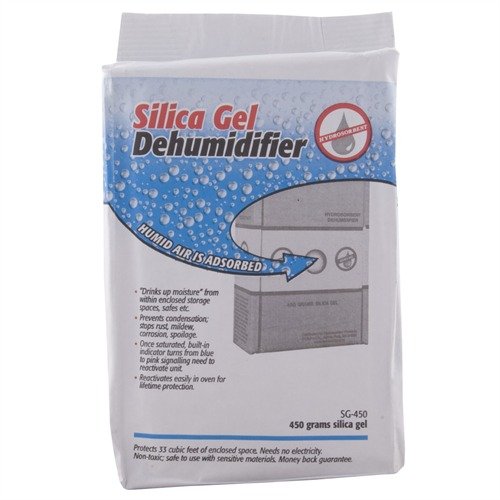 Die SILICA GEL PAKS halten deine Waffenschränke und Werkzeugkästen trocken, verhindern Rost und Schäden an Werten und sind immer wieder reaktivierbar.