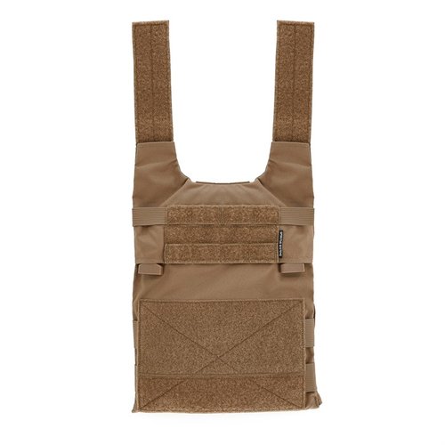 Die LV-119 O V E R T Front Plate Bag bietet MOLLE-Felder, PTT-Unterstützung und ist kompatibel mit verschiedenen Zubehörteilen für individuelle Anpassung.