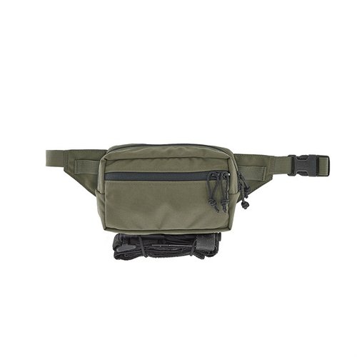 Le Fanny SACK est pratique pour un accès rapide à ton équipement, avec un design à demi-zip, des boucles élastiques ajustables et un espace de rangement intelligent.