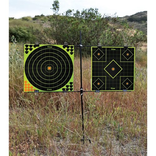Der STEEL FRAME DOUBLE PAPER TARGET STAND bietet eine stabile 5/16