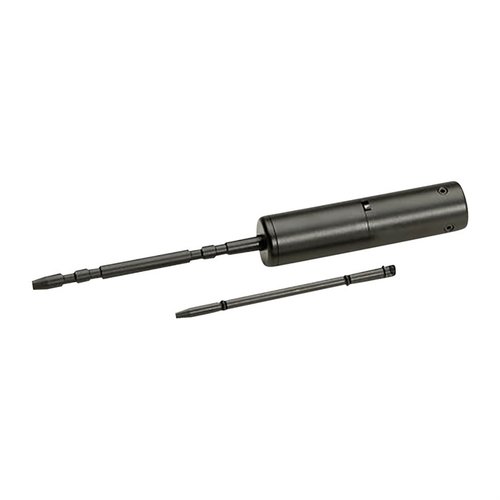 Der BASIC END OF BARREL LASER BORE SIGHTER funktioniert für .17 bis .50 Kaliber, kommt mit Zielscheibe und Tasche, ohne Metallkontakt und beschädigt nicht das Rohr.