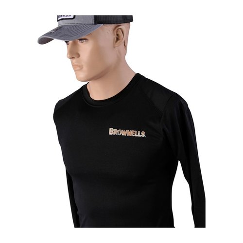 Protège-toi du soleil avec la chemise longue ISLANDER de Brownells, offrant 50 SPF, gestion de l'humidité et finition anti-microbienne pour rester frais!