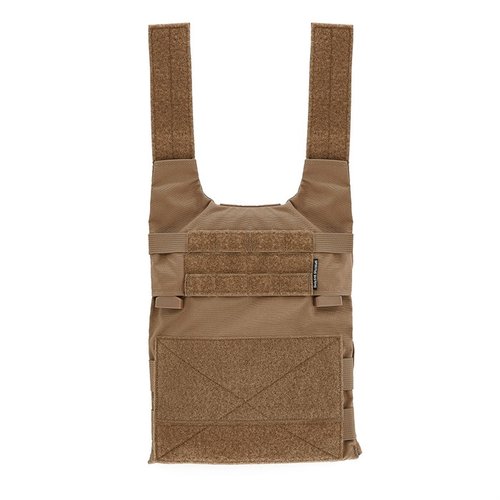 Il LV-119 O V E R T Front Plate Bag offre versatilità con integrazione MOLLE, supporto PTT e routing per cavi, progettato per adattarsi a piastre SAPI standard.