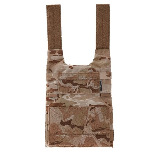 La LV-119 FRONT OVERT PLATE BAG offre integrazione MOLLE, supporto PTT e compatibilità con piastre SAPI, ideale per operazioni ad alta visibilità.