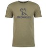 Reste cool et à l'aise avec le T-shirt Brownells, disponible en plusieurs tailles et couleurs. Montre ta fierté Brownells avec style!