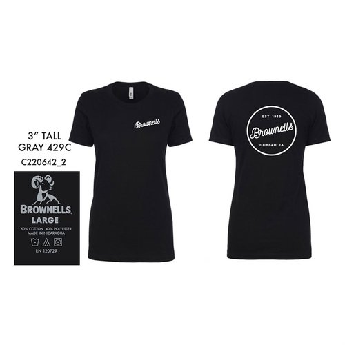 Donne! Mostra il tuo orgoglio per Brownells con la nostra nuova linea di T-Shirt, disponibili in taglie XS-3XL e vari stili per ogni gusto!