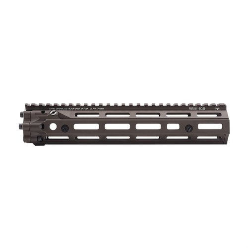 Il sistema Daniel Defense RIS III offre un design leggero e versatile con attacchi M-LOK, costruzione in alluminio aeronautico e piattaforma superiore senza interruzioni.