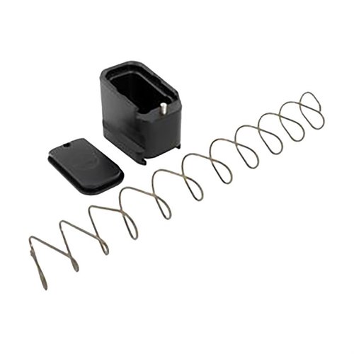 L'estensione per caricatori Shield Arms per Glock 19/23 aggiunge 5 colpi al tuo caricatore Glock 19 e 4 al Glock 23, con accesso facile a molla e follower.