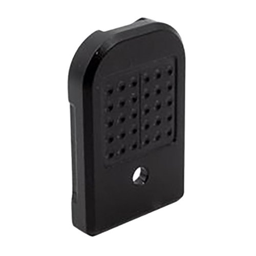 +0 ALUMINUM BASE PLATE per S15 di SHIELD ARMS, offre un design aggressivo con tre tagli per una presa migliore e una matrice più grande per personalizzazione.