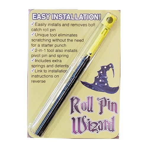 Mit dem Roll Pin Wizard kannst du Roll Pins einfach installieren, ohne deinen Receiver zu zerkratzen. Inklusive Spezial-Rollpin-Punch und extra Federn!