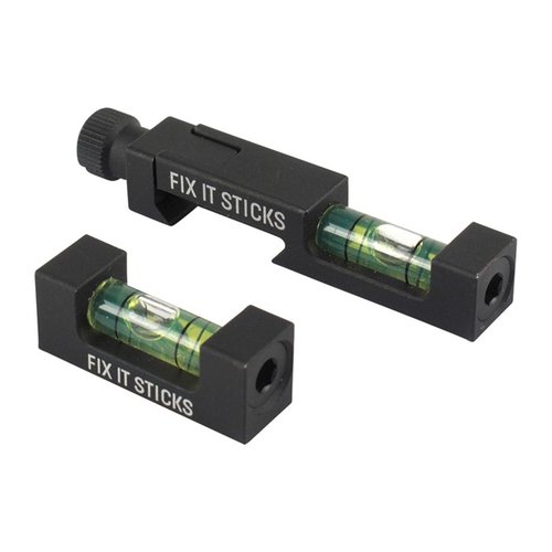 Mit dem BUBBLE LEVEL SET von FIX IT STICKS kannst du deine Optik präzise ausrichten. Es enthält einen magnetischen Level und einen NATO/Pic Rail Level in einem schützenden Trageetui.