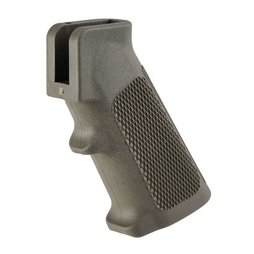 Considerato uno standard, il Brownells AR-15 A2 Pistol Grip offre comfort e controllo per il tuo prossimo progetto. Viti e rondelle non incluse.