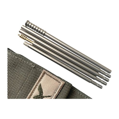 Les Compact Sectional Rods sont des tiges courtes et pratiques, idéales pour dégager les douilles coincées et nettoyer ton AR15/M16, tout en étant faciles à transporter.