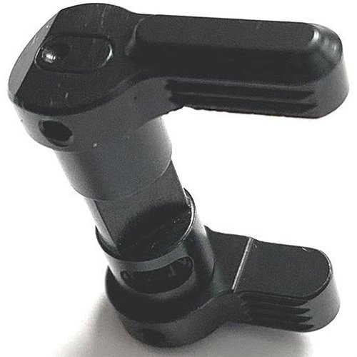 Le sélecteur de sécurité ambidextre ASF-50Q offre une manipulation facile et rapide, avec des leviers décalés pour un accès optimal et une construction robuste.